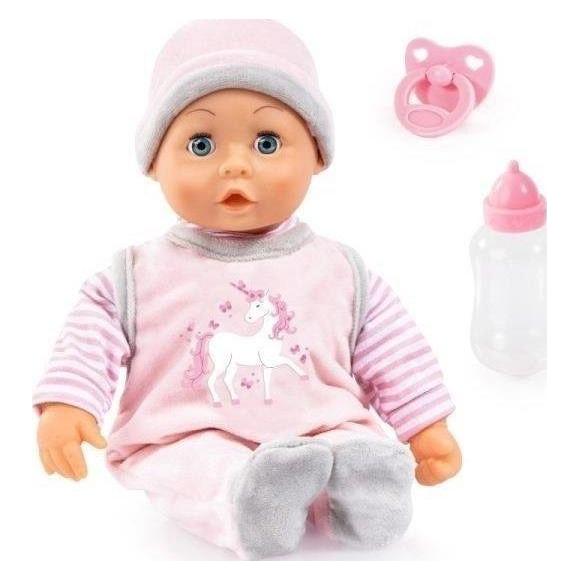 Bayer Design 93824CF Babypuppe, rosa, grau (93824CF)