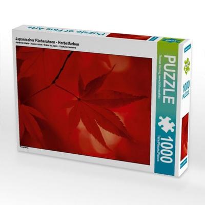 CALVENDO Puzzle Japanischer Fächerahorn - Herbstfarben | 1000 Teile Lege-Größe 64x48cm Foto-Puzzle für glückliche Stunden