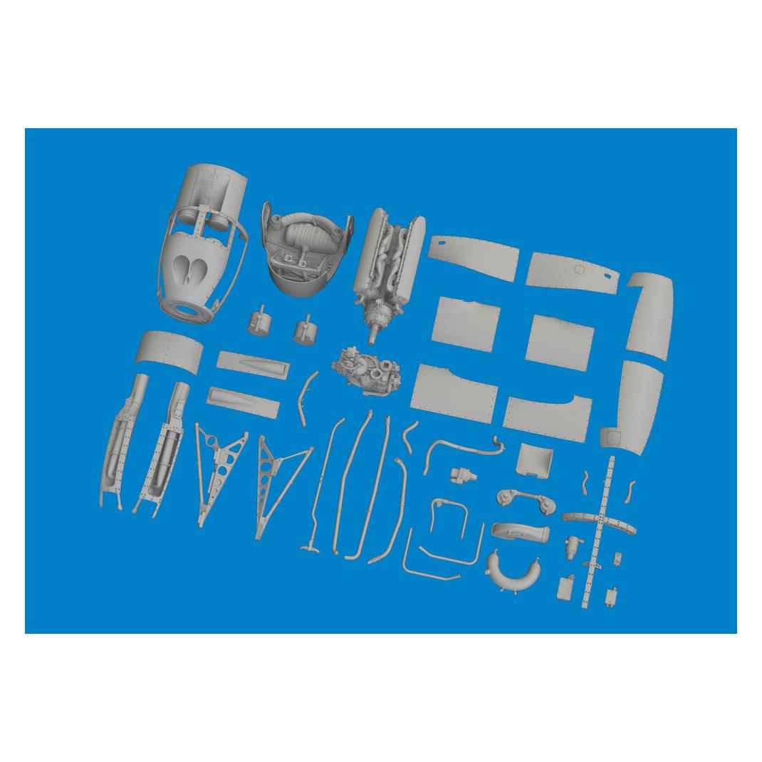 Eduard P-38F/G left engine PRINT (6481036)
