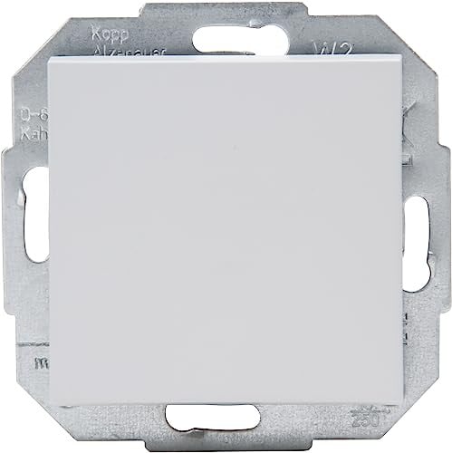 Kopp Athenis 587634087 universele schakelaar, grijs, matte afwerking