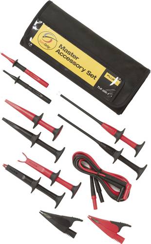 Fluke TLK-225-1 Sicherheits-Messleitungs-Set Lamellenstecker 4mm Lamellenstecker 4mm 1.50m Schwarz, Rot 1St.