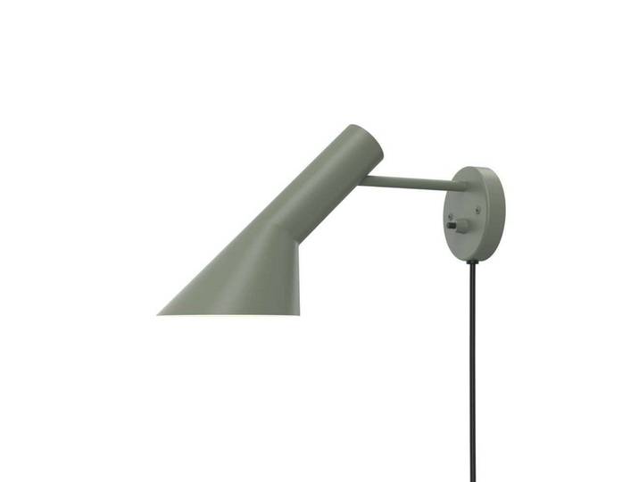 Louis Poulsen Wandlampe AJ, blau, für Wohn- / Esszimmer, Metall, Design, Wandleuchte, Wandlampe Innen