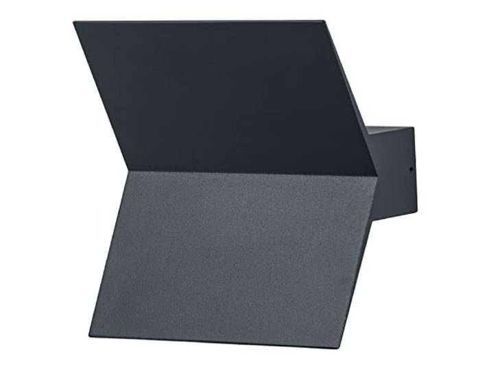 LEDVANCE ENDURA STYLE BAT 17,7cm - moderne Wandleuchte mit Aluminium-Gehäuse, LED Außenleuchte, 9,5W, 3000K warmweiß, 580 Lumen, RAL 7016 dunkelgrau, Außenlampe in Flügelform
