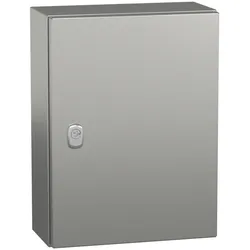Schneider Electric NSYS3X4315H PanelSeT S3X Edelstahl 316L, Scotch Brite®-Oberfläche, H400xB300xT150mm.