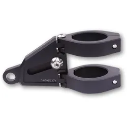 HIGHSIDER pro Extend Lampenhalter Schwarz Set, CNC, Aluminium, Für Ø 42-43 mm, Längenverstellbar