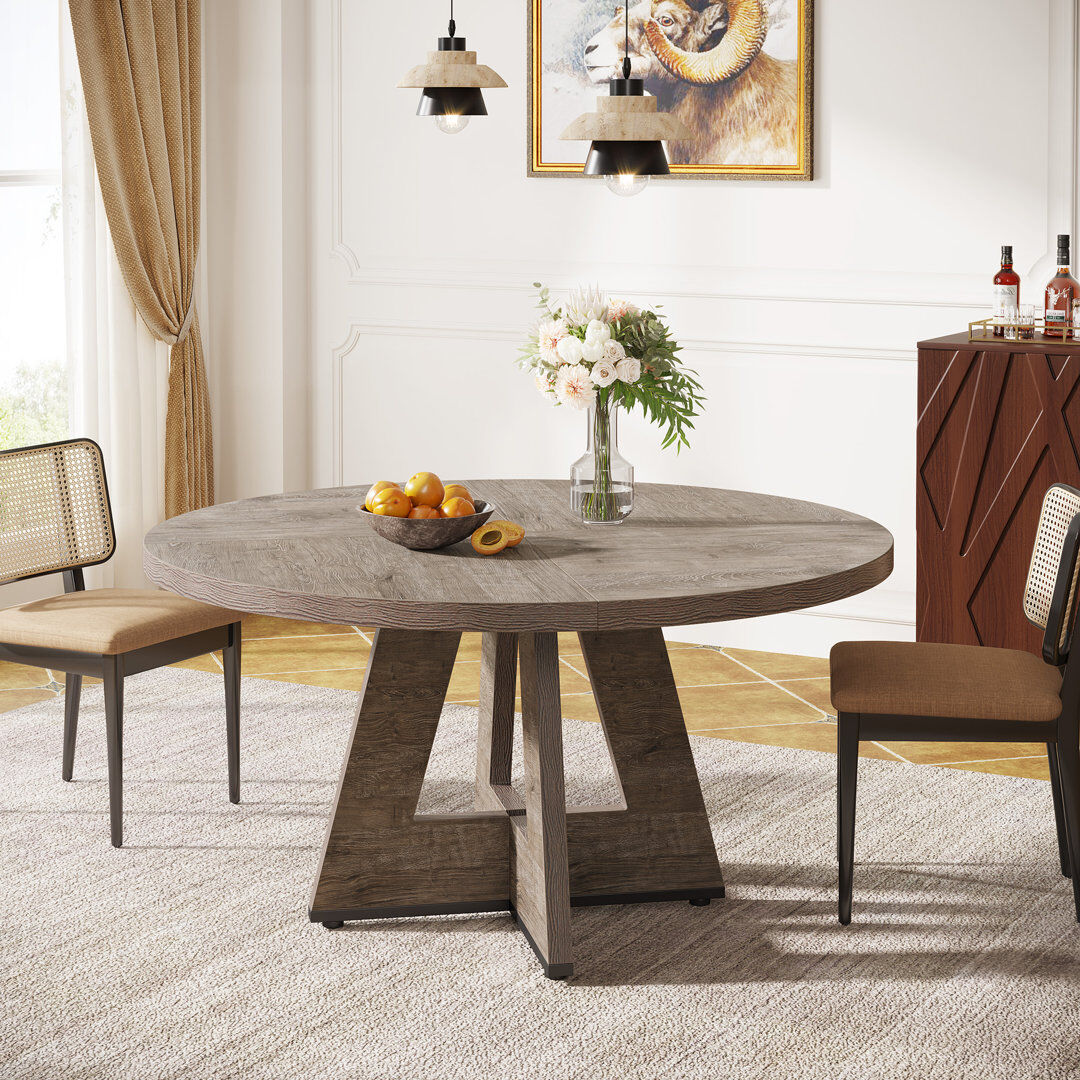 Blue Elephant Round 119.4 Cm Dining Table Grey