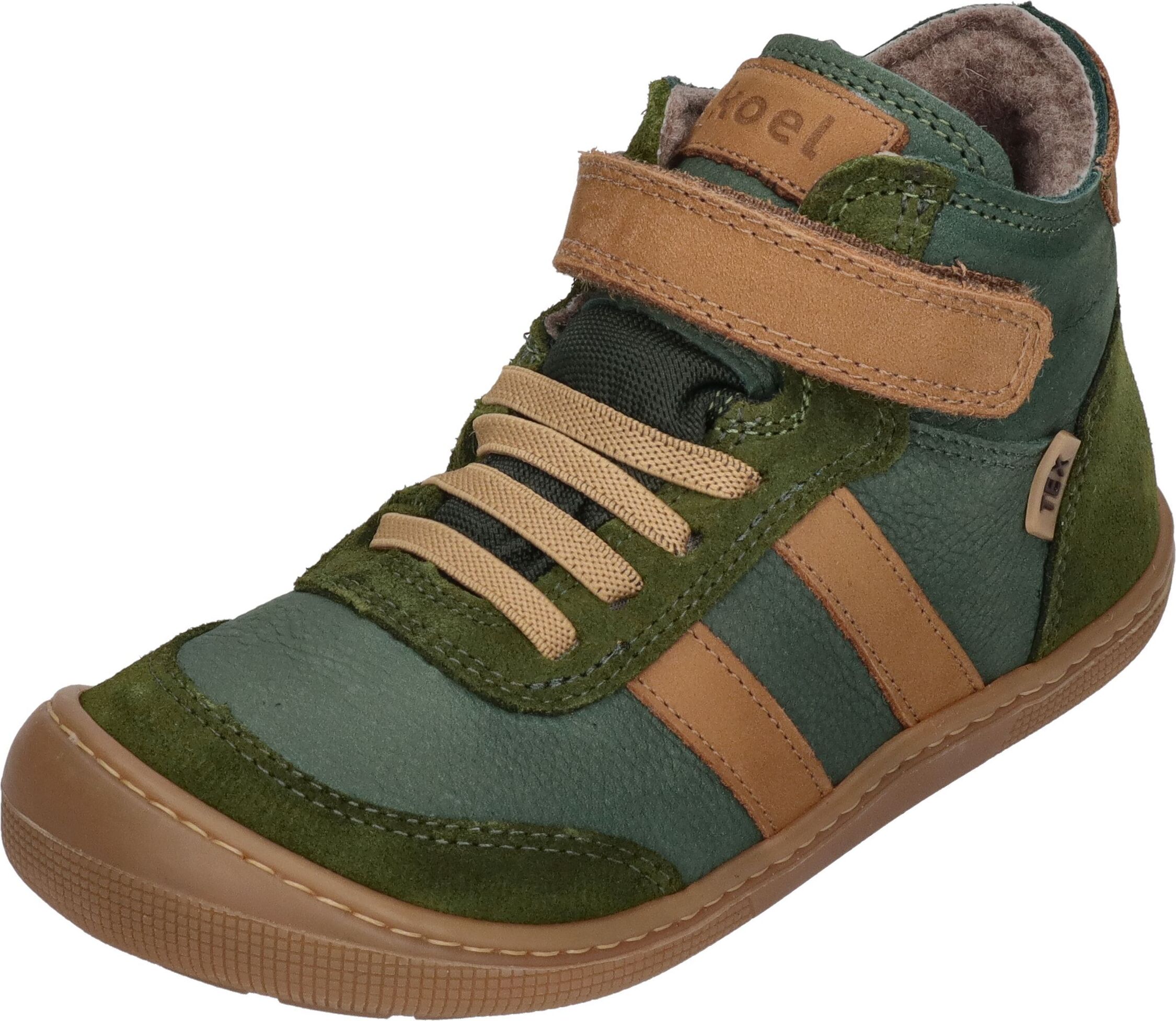 KOEL Barefoot Kinderschuhe Daniel 2.0 WP Felt - green, Größe:28 EU