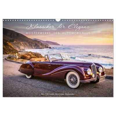 Klassiker der Eleganz - Meisterwerke des Automobilbaus (Wandkalender 2027 DIN A3 quer), CALVENDO Monatskalender