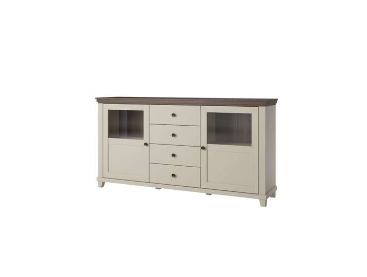 Buffet volterra avec 2 portes et 4 tiroirs