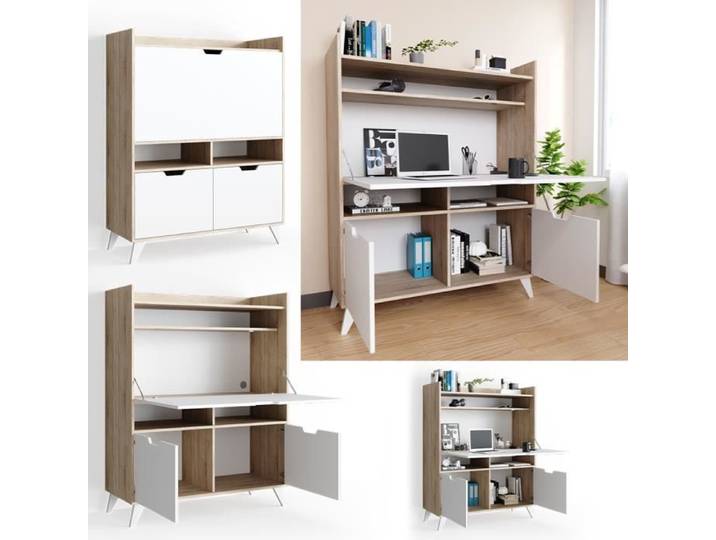 Secrétaire bureau Berdi 110x45cm Sonoma Vicco 36748