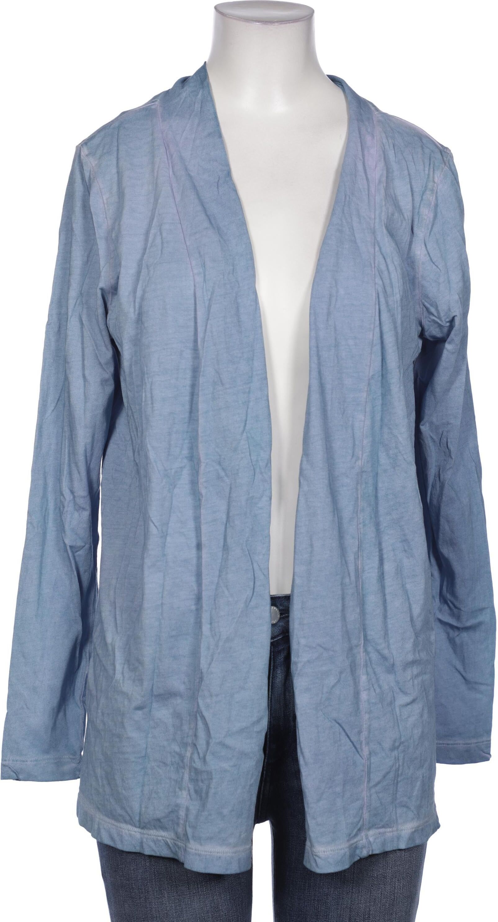 Lieblingsstück Damen Strickjacke, Hellblau, Gr. M, Baumwolle - Second Hand