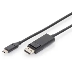 Digitus USB Type-C Gen 2 Adapter- / Konverterkabel, Type-C auf DP