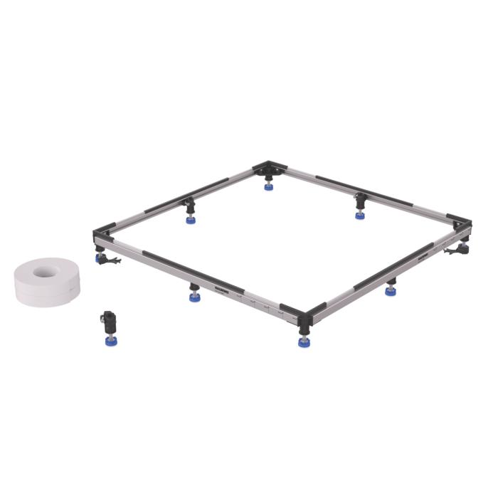 Kaldewei Duschwannen-Fußrahmen FR Plus bis 150 x 180 cm, anpassbar, 530000200000