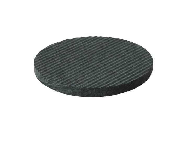 Muuto Dessous-de-plat Groove marbre vert grand