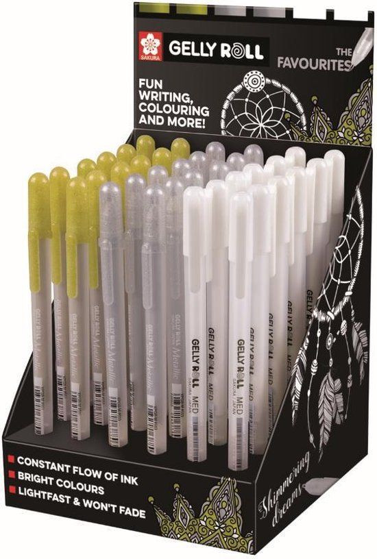 Sakura Gsw Display 36 - Gelpennen - 36 stuks