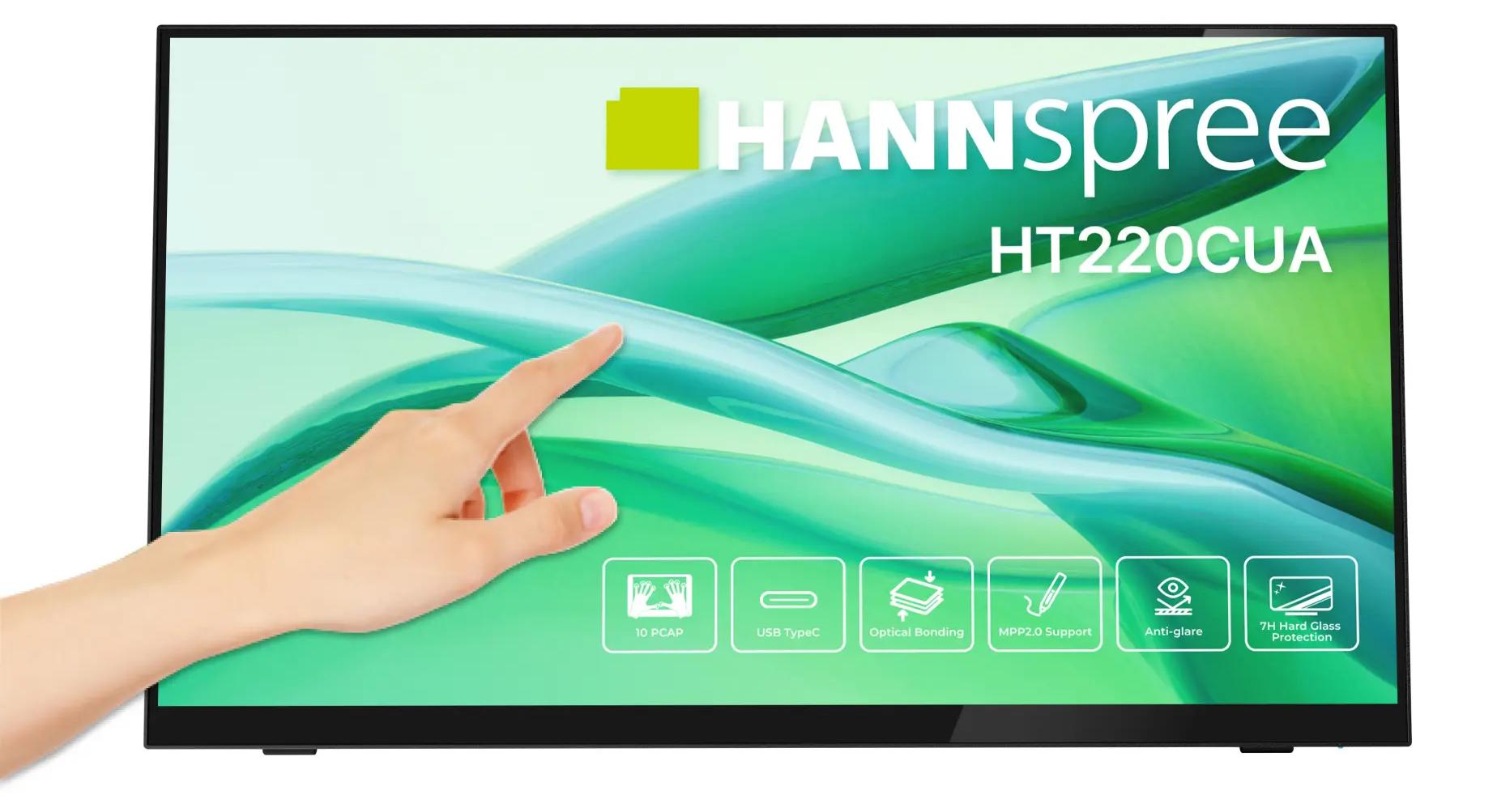Hannspree HT220CUA, 54,5 cm (21.4"), 1920 x 1080 Pixel, Full HD, LED, 6 ms, Schwarz