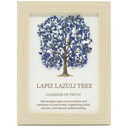 Gemstone Picture - Tree of Life - Lapiz (20x14.7x1cm)