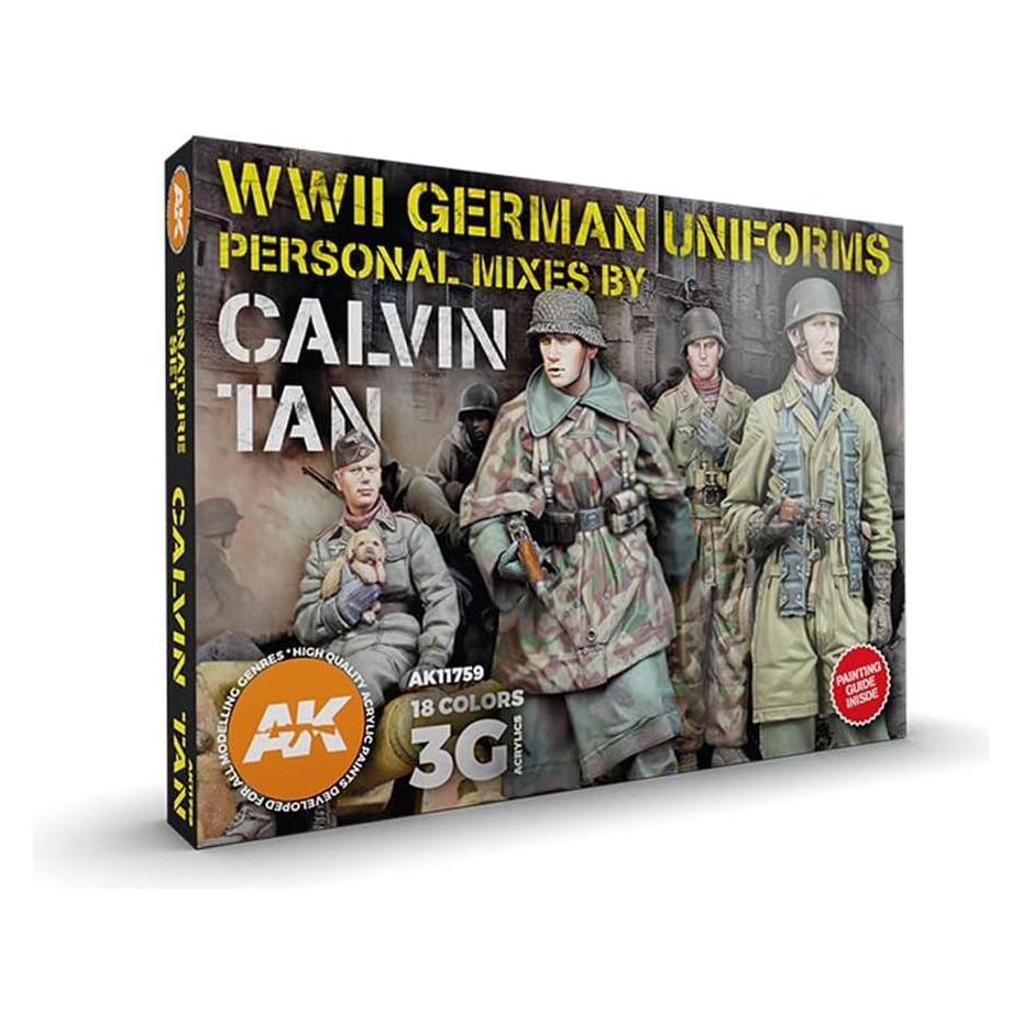 AK Interactive Acrylfarbenset mit Tanfarben "Calvin Tan" (AK11759)