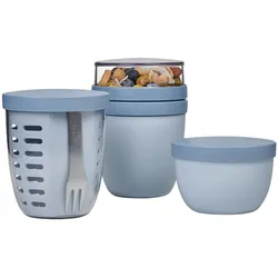 Mepal Lunchpot, Fruitpot und Snackpot Ellipse 3-tlg.