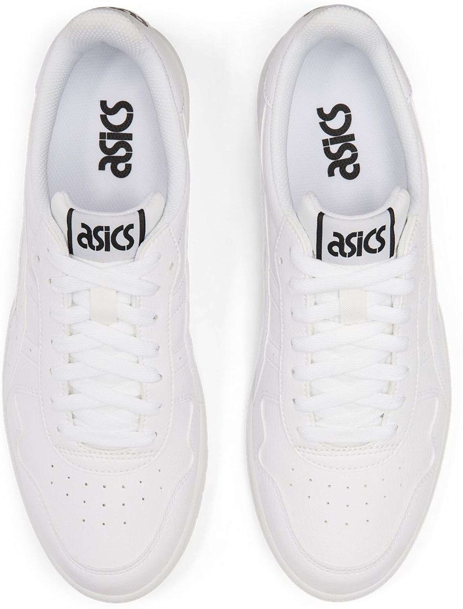 Sneaker ASICS SPORTSTYLE "JAPAN S", Damen, Gr. 43,5, weiss (weiß), Synthetik, unifarben, Schuhe Sneaker weiß 43,5