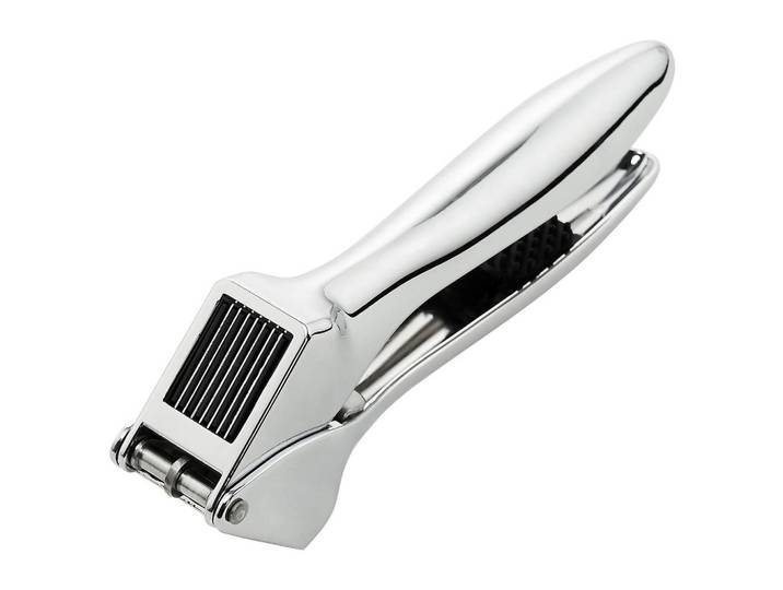 Butlers Knoblauchpresse (6er Set) Menuett, Silberfarben, Metall, 20 cm, Küchenzubehör, Küchenhelfer, Küchenpressen