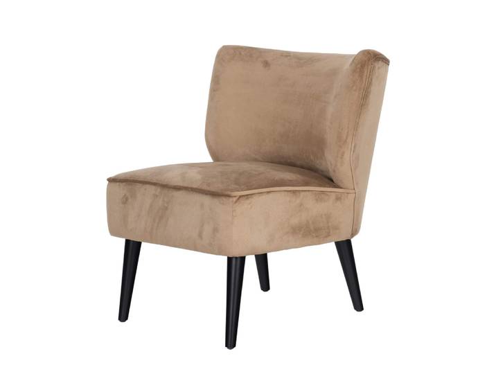 Amadeus - Fauteuil En Tissu Technique Beige Cocktail