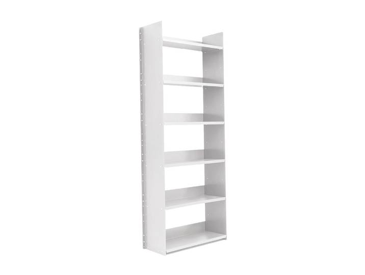 DANESE bibliothèque GRAN LIVORNO inclinée 5° (Blanc - Tôle de métal verni)