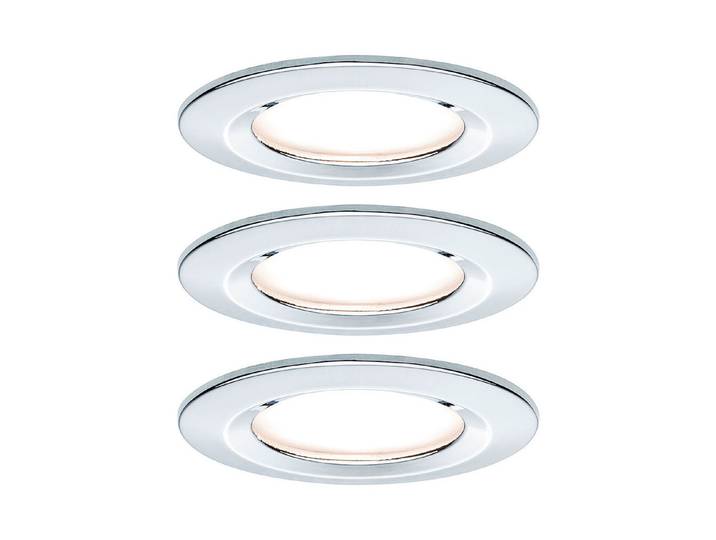 Paulmann LED-Einbaustrahler Coin Nova Chrom Rund 6.5 W