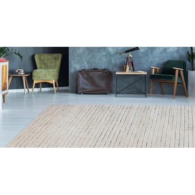 Teppich KAYOOM "Prime 110", beige (beige, multi), B:80cm H:15mm L:150cm, Viskose, Teppiche, Teppich, Handgefertigtes Unikat, sehr weiche Haptik, pflegeleicht