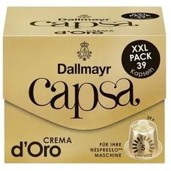 Dallmayr Kaffeekapseln »capsa Crema d'Oro« 39 Stück schwarz