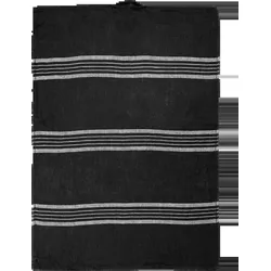 ASA Geschirrtuch, black lines  50 x 70 cm, 100 % linen