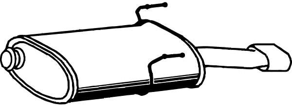 VEGAZ PGS-217 Rear silencer