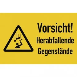Dreifke® Schild, Warnzeichen - Symbol und Text nach Ihren Angaben, Alu, 300x200 mm