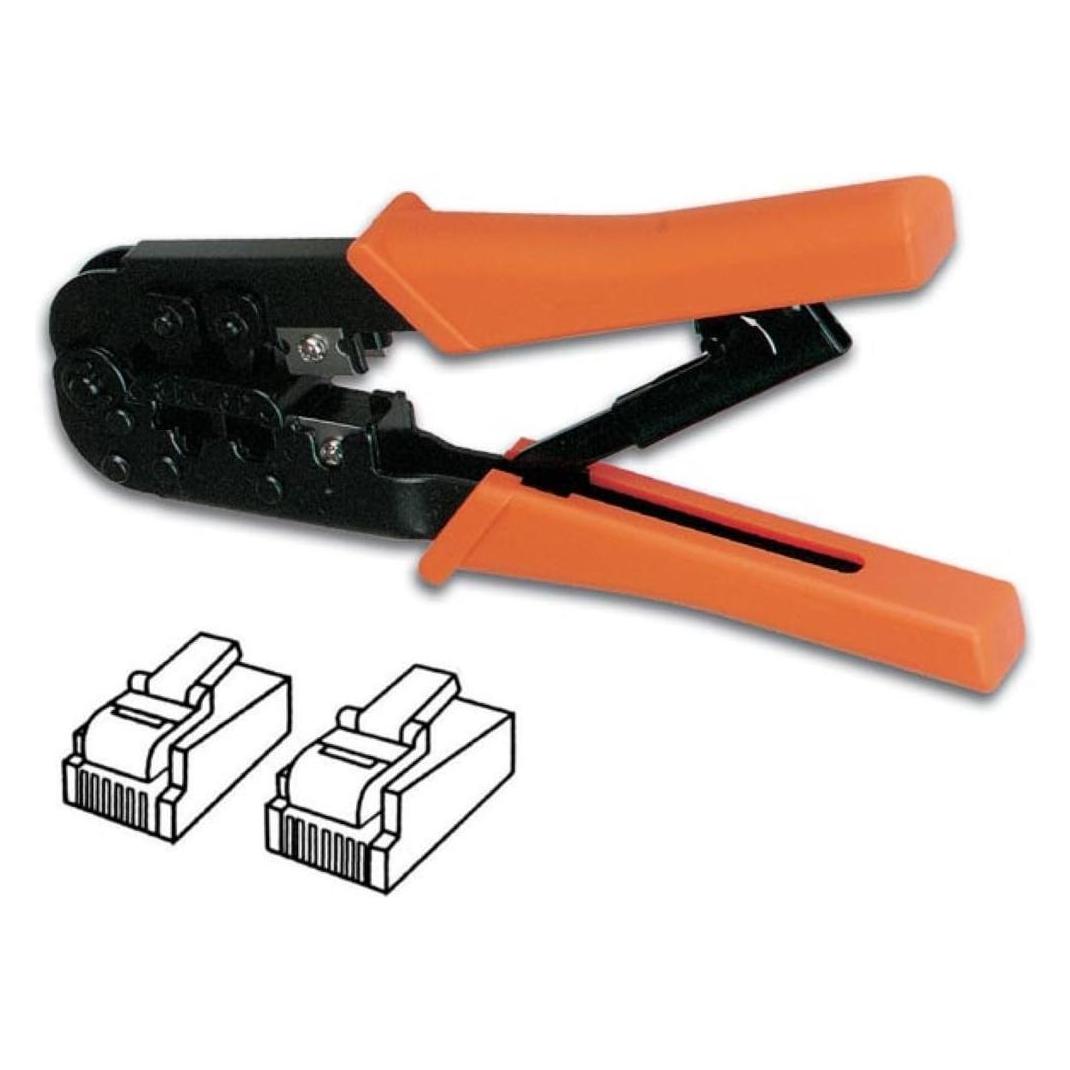 Velleman CRIMPZANGE FÜR WESTERNSTECKER 6P4C (RJ11), 6P6C (RJ12), 8P8C (RJ45) (260 mm) (VTM6/8)
