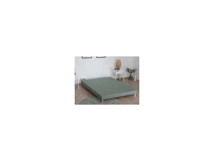 Sommier tapissier a lattes vert celadon 160x200