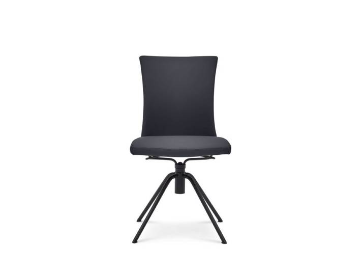 Musterring Helmond 6700 Drehstuhl in Leder - Leder Toledo nero ,