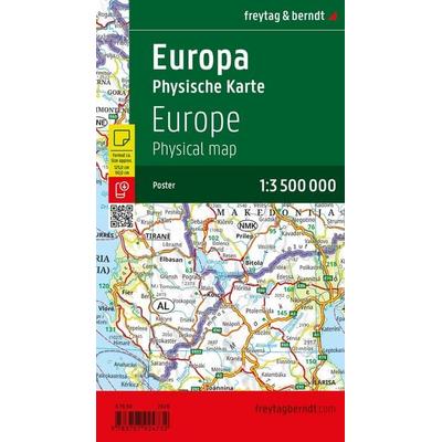 freytag & berndt Poster Europa physisch 1:3,5 Mio., Karte von , KOMPASS Freytag & Berndt, 978-3-7079-2473-2