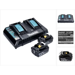 Makita, Werkzeugakku + Ladegerät, Power Source Kit (18 V)