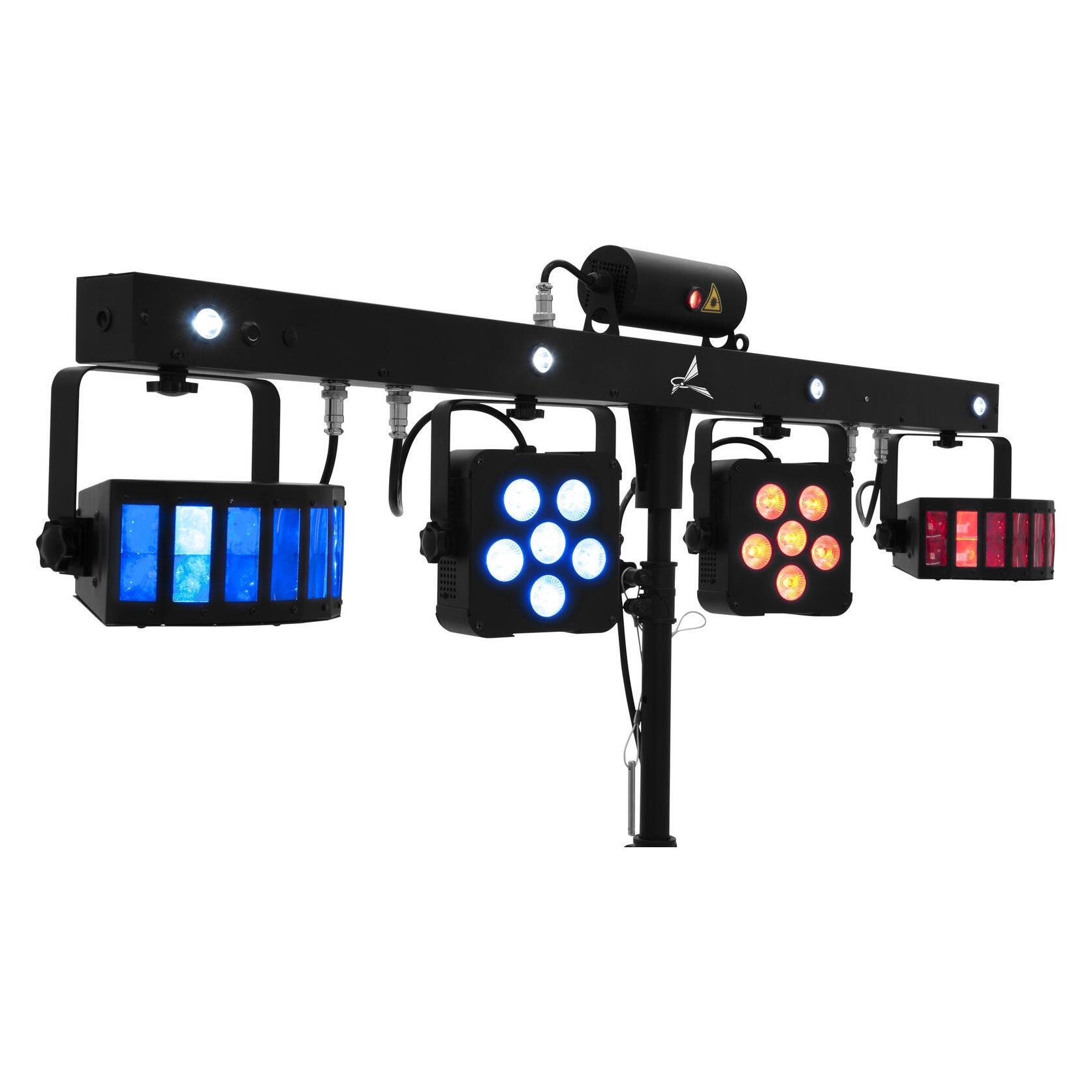 Eurolite Set LED KLS Laser Bar PRO FX-Lichtset + M-4 Boxenhochständer (6 W, LED) (20000452)