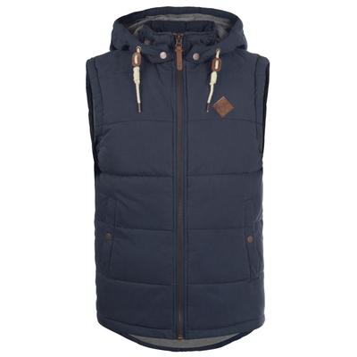 Steppweste SOLID "Steppweste SDDry", Herren, Gr. S, blau (insignia b), Obermaterial: 70% Baumwolle CO. 30% Nylon NY., Westen Steppweste