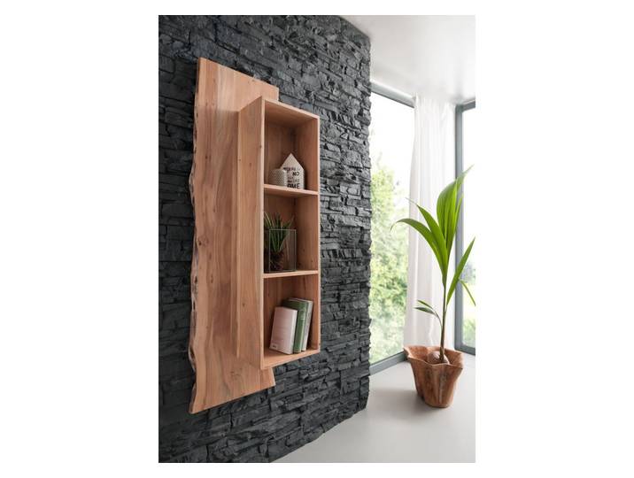 Étagère murale 50x22 Acacia laqué Bois naturel PURE ACACIA #101