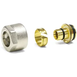 Sanpro Klemmverschraubung - Klemmringverschraubung für Verbundrohr - 3/4", Größe 12x2