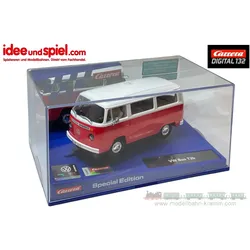 Carrera Digital 132 VW Blus T2b Bus rot-weiß