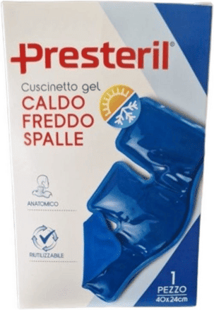Corman Presteril Cuscinetto Gel Caldo Freddo per Terapia Dolore e Fasti Collo e Spalla 1 Cuscinetto