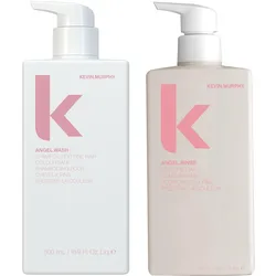1L KEVIN.MURPHY Angel Wash & Rinse Set (Shampoo 500ml + Conditioner 500ml)