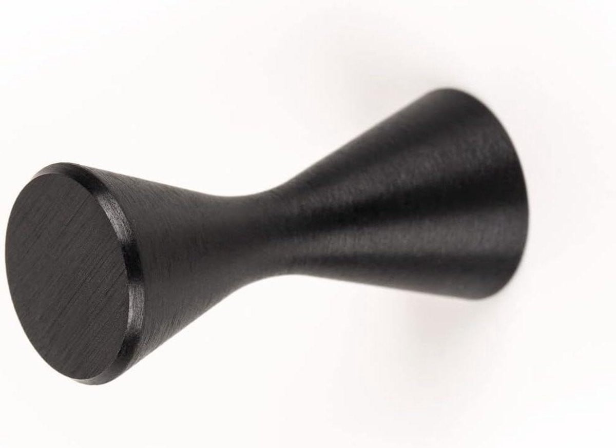 Gedotec DIABOLO 7014 Aluminium Deurgreep voor Kastdeuren, Geborsteld Zwart