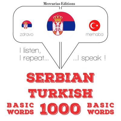 1000 essential words in Turkish - JM Gardner, Audio, 9782821139831