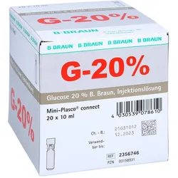 Glucose 20% Braun Mini-Plasco connect