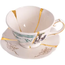 Kintsugi 3 Teetasse mit Untertasse