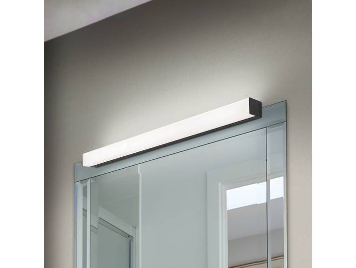 ORION Wandleuchte Horizon, schwarz, für Badezimmer, Aluminium